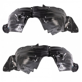 TRQ® - Front Inner Driver and Passenger Side Fender Liner Set