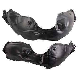 TRQ® - Front Inner Driver and Passenger Side Fender Liner Set