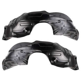 TRQ® - Front Inner Driver and Passenger Side Fender Liner Set