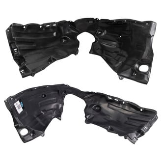 TRQ® - Front Inner Driver and Passenger Side Fender Liner Set