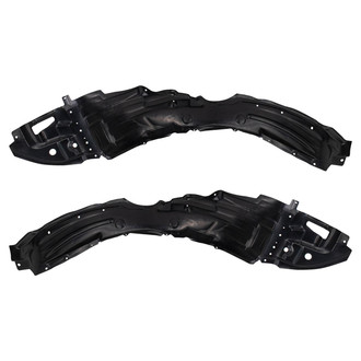 TRQ® - Front Inner Driver and Passenger Side Fender Liner Set