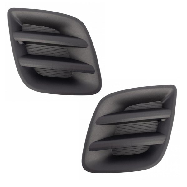 TRQ® - Front Driver and Passenger Side Fog Light Covers