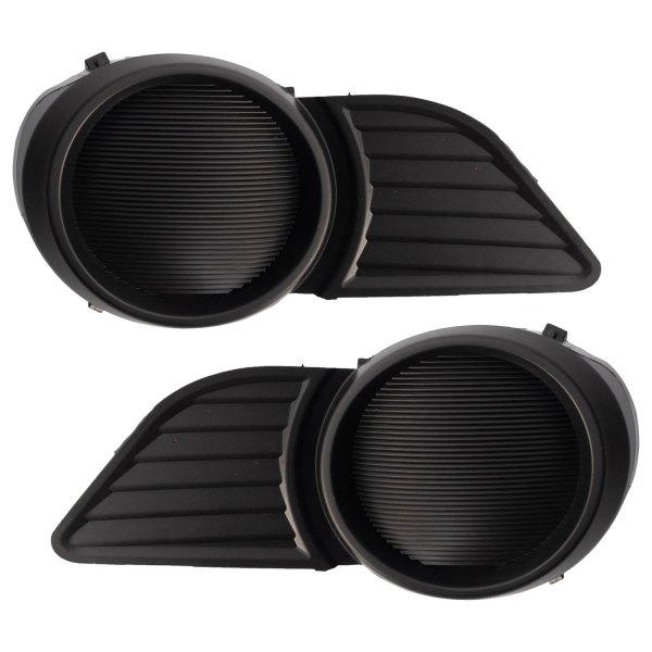 TRQ® - Front Driver and Passenger Side Fog Light Covers