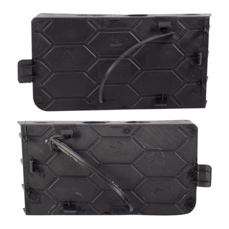 TRQ® - Front Driver and Passenger Side Fog Light Covers