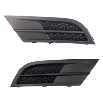 TRQ® - Front Driver and Passenger Side Fog Light Cover