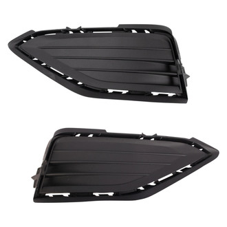 TRQ® - Front Driver and Passenger Side Fog Light Cover