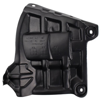 TRQ® - Front Passenger Side Fender Splash Shield
