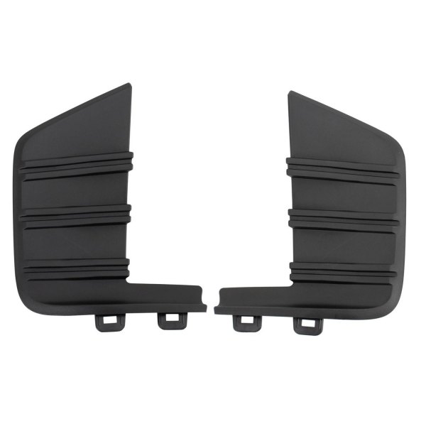 TRQ® - Front Driver and Passenger Side Outer Bumper Cover Moldings