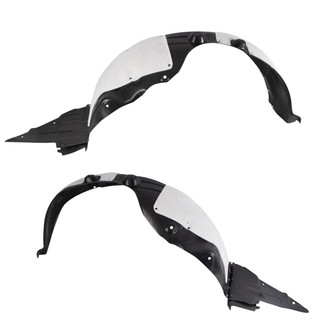 TRQ® - Front Driver and Passenger Side Fender Liner Set