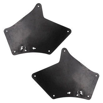 TRQ® - Front Driver and Passenger Side Fender Splash Shield Set