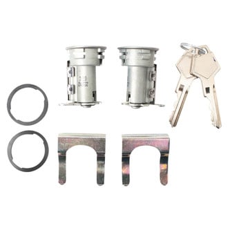 TRQ® - Front Door Lock Cylinder Set