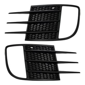 TRQ® - Front Outer Driver and Passenger Side Fog Light Covers
