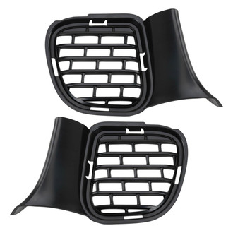 TRQ® - Front Outer Driver and Passenger Side Fog Light Covers
