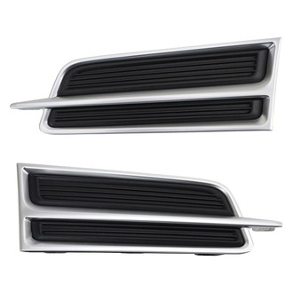 TRQ® - Front Driver and Passenger Side Fog Light Covers