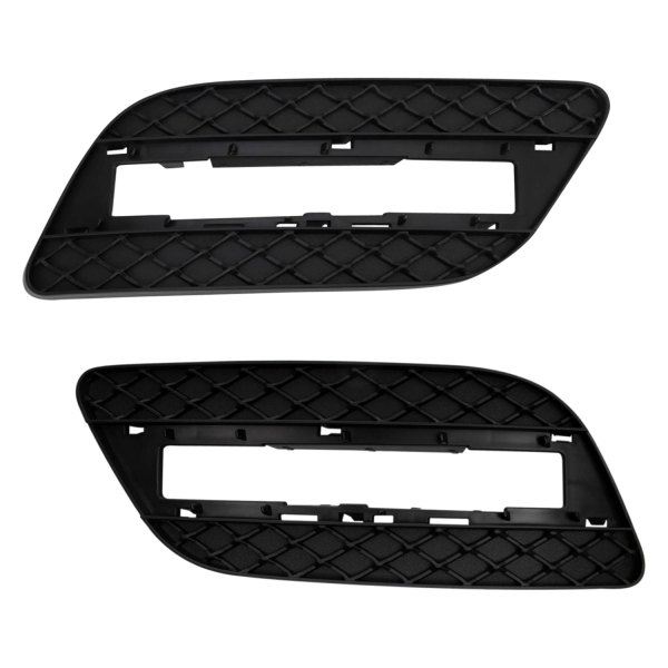 TRQ® - Front Driver and Passenger Side Outer Fog Light Covers