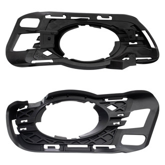 TRQ® - Front Driver and Passenger Side Fog Light Bezels