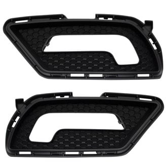 TRQ® - Front Driver and Passenger Side Fog Light Bezel Set