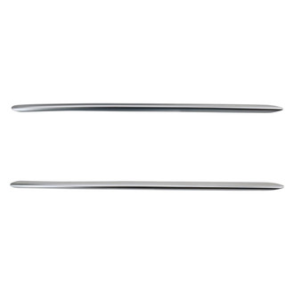 TRQ® - Front Driver and Passenger Side Lower Bumper Cover Molding Set