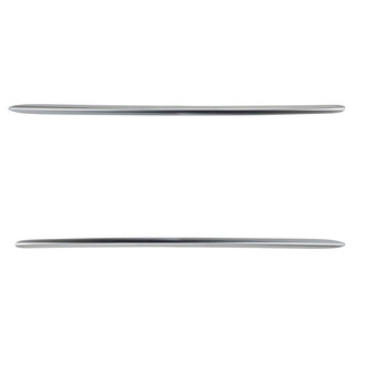 TRQ® - Front Driver and Passenger Side Upper Bumper Cover Molding Set
