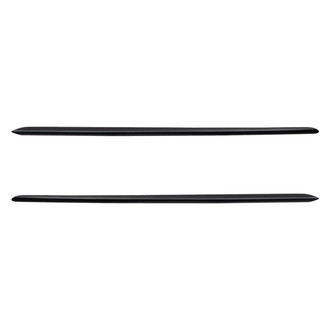 TRQ® - Front Upper Driver and Passenger Side Bumper Cover Molding Set