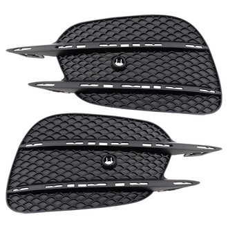 TRQ® - Front Outer Driver and Passenger Side Fog Light Cover Set