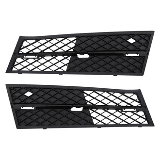 TRQ® - Front Driver and Passenger Side Bumper Insert Set