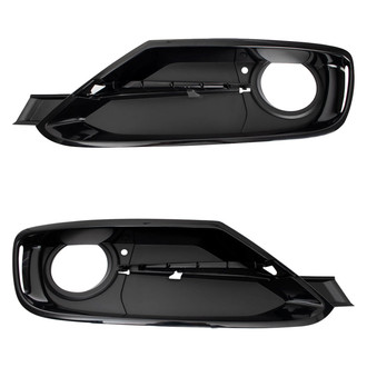 TRQ® - Front Driver and Passenger Side Fog Light Bezel Set