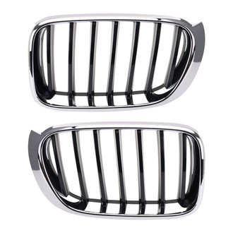 TRQ® - Upper Driver and Passenger Side Grille Set