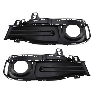 TRQ® - Front Driver and Passenger Side Fog Light Bezels