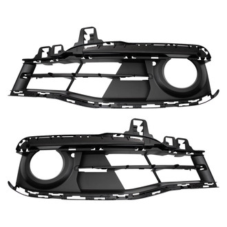TRQ® - Front Driver and Passenger Side Fog Light Bezels