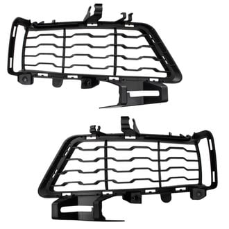 TRQ® - Front Outer Driver and Passenger Side Fog Light Cover Set