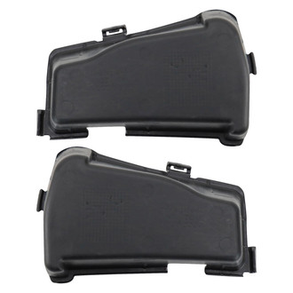TRQ® - Front Lower Inner Driver and Passenger Side Bumper Grille Blanking Plate Insert Set