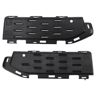 TRQ® - Front Inner Driver and Passenger Side Fog Light Covers