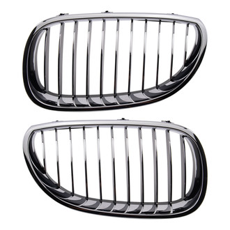 TRQ® - Upper Driver and Passenger Side Grille Set