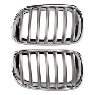 TRQ® - Upper Driver and Passenger Side Grille Set
