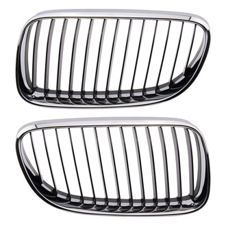 TRQ® - Upper Driver and Passenger Side Grille Set