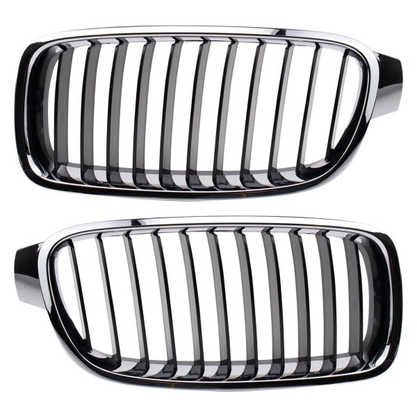 TRQ® - Driver and Passenger Side Upper Grille
