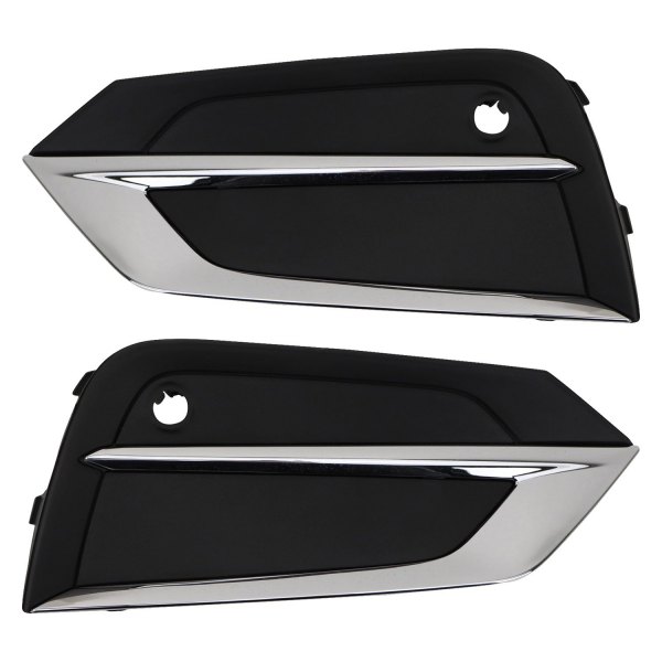 TRQ® - Front Driver and Passenger Side Fog Light Covers