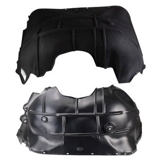 TRQ® - Front Driver and Passenger Side Fender Liner Set