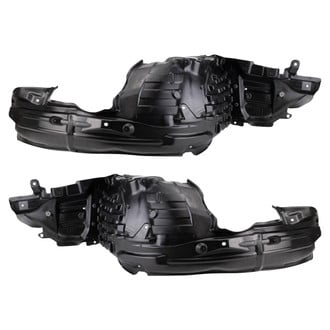 TRQ® - Front Driver and Passenger Side Fender Liner Set