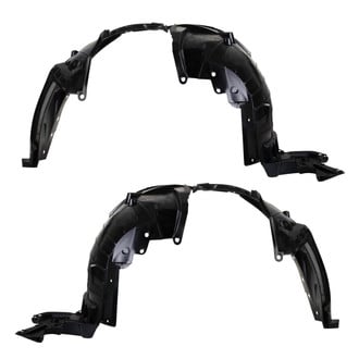 TRQ® - Front Driver and Passenger Side Fender Liner Set