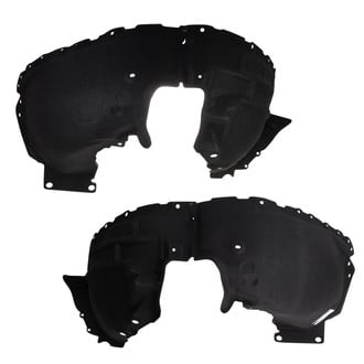 TRQ® - Front Driver and Passenger Side Fender Liner Set