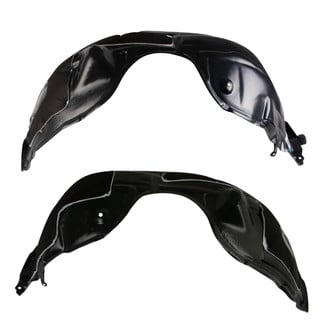 TRQ® - Front Driver and Passenger Side Fender Liner Set