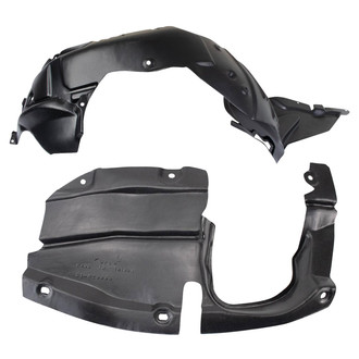 TRQ® - Front Driver and Passenger Side Fender Liner Set