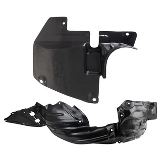 TRQ® - Front Driver and Passenger Side Fender Liner Set