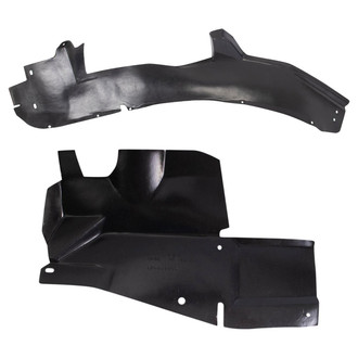 TRQ® - Front Driver and Passenger Side Fender Liner Set