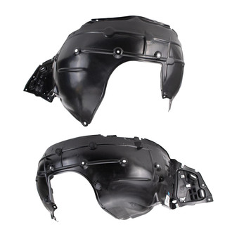 TRQ® - Front Driver and Passenger Side Fender Liner Set