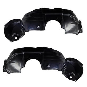TRQ® - Front Driver and Passenger Side Fender Liner Set