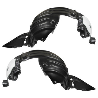 TRQ® - Front Driver and Passenger Side Fender Liner Set