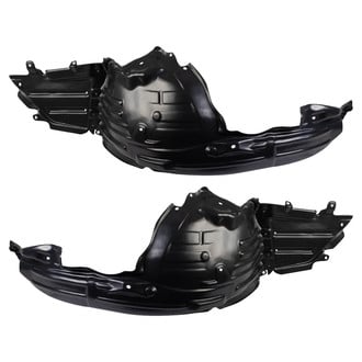 TRQ® - Front Driver and Passenger Side Fender Liner Set